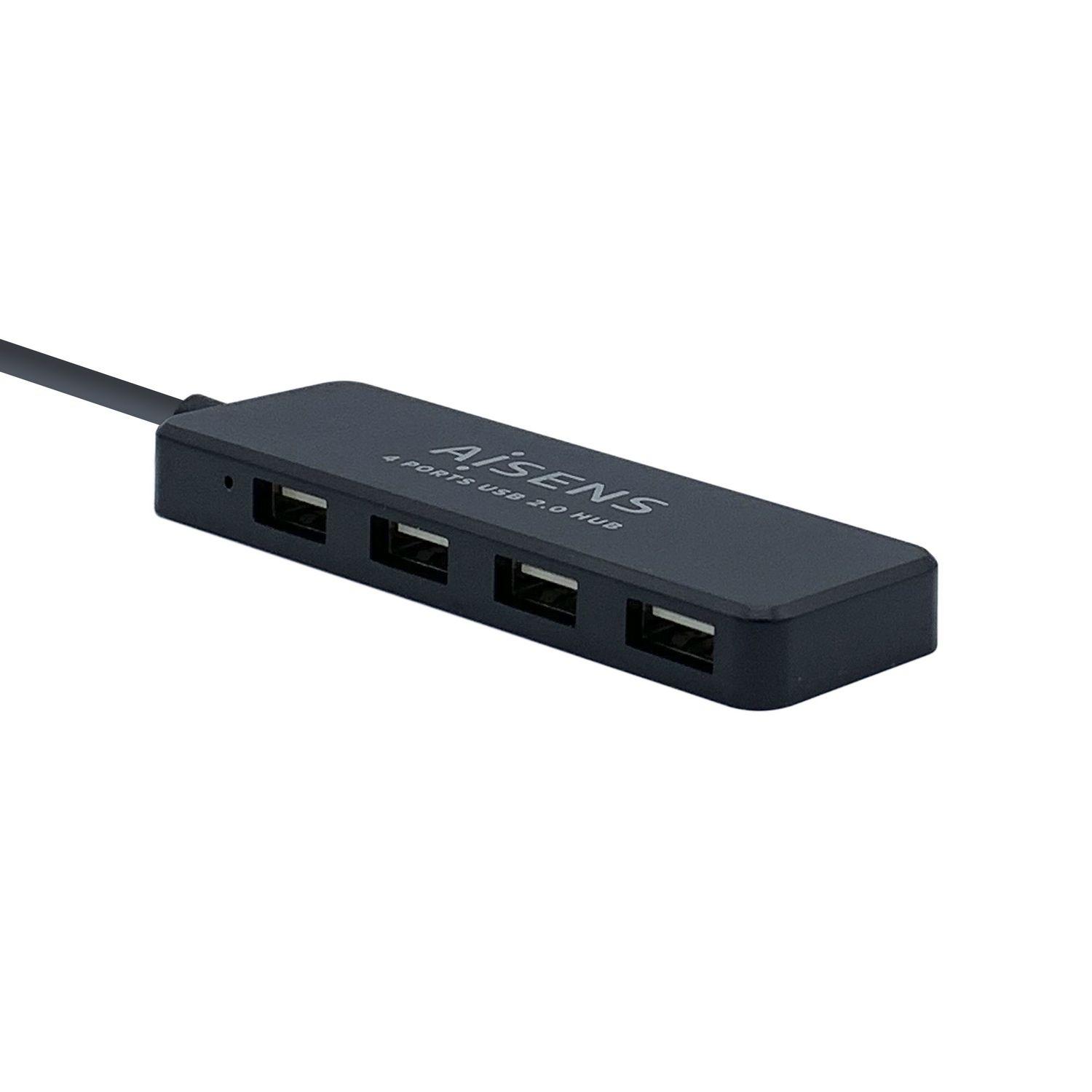 Hub USB AISENS A104-0402 (0,3 m - Preto) — miniatura 3