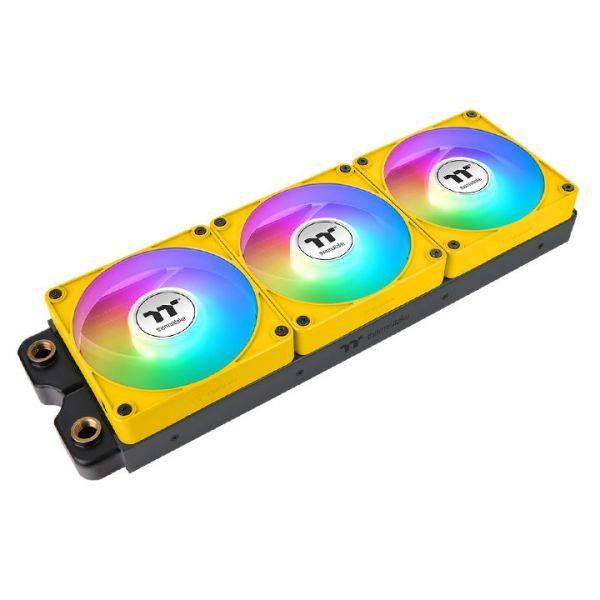 Conjunto de Ventoinhas para Caixa PC THERMALTAKE CT140 EX ARGB Sync Bumblebee (Multicolor - Amarelo), miniatura 5