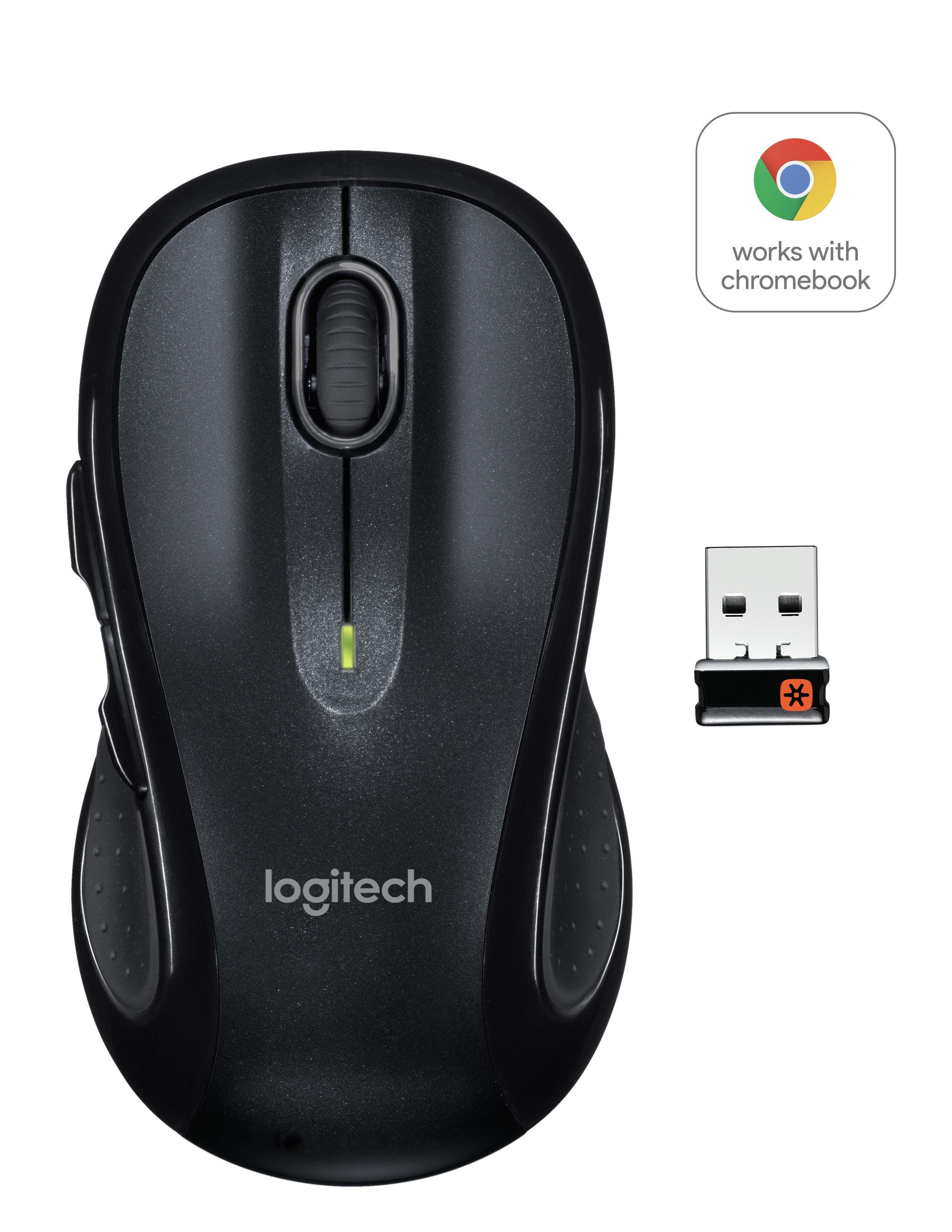 Rato LOGITECH M510 (Mão direita - 1000 DPI - Laser - Preto)