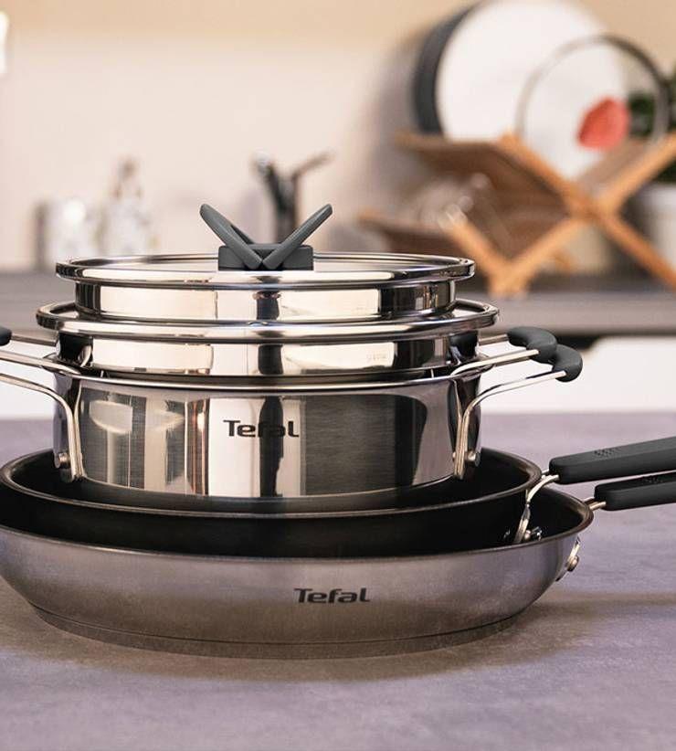 Bateria de Cozinha TEFAL E308S674 (Aço inoxidável - Aço inoxidável), miniatura 3