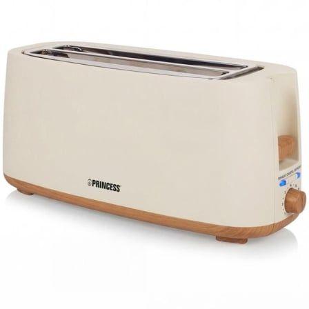Torradeira PRINCESS 142411 (1400 W - Até 4 fatias - Extralongas e largas - Bege)