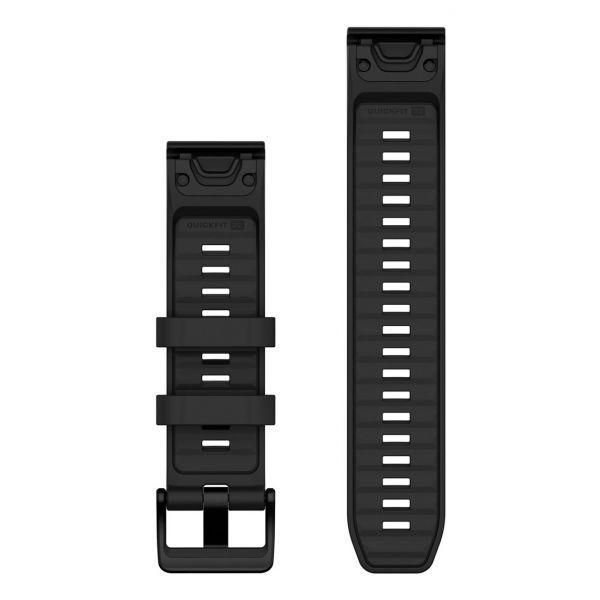 Bracelete GARMIN QuickFit 22 mm (Resistente à água - Preto - Silicone - Preto) — miniatura 2