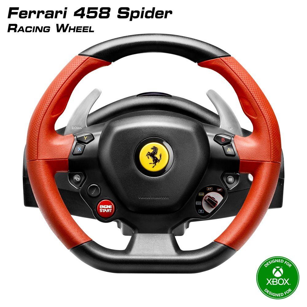 Volante e Pedais THRUSTMASTER Ferrari 458 Spider (Xbox - Com fios - Preto e Vermelho) — miniatura 7