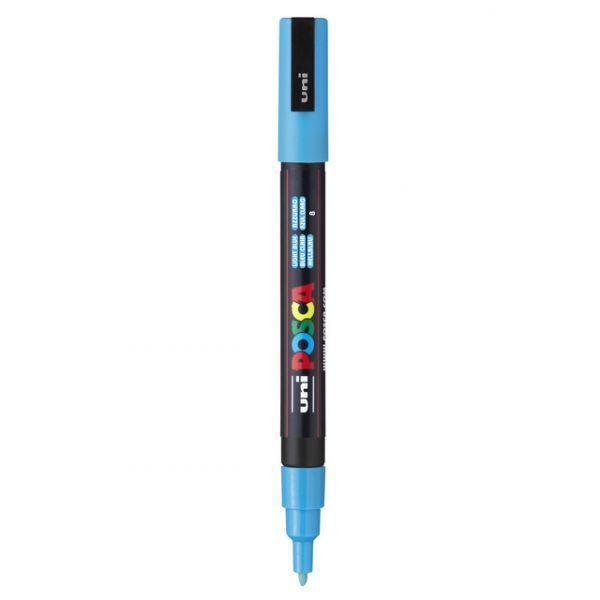 Marcador de Pintura POSCA PC-3M (Plástico - Azul-claro) — miniatura 2
