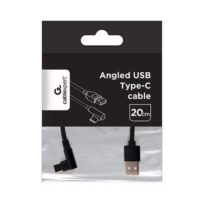 Cabo USB GEMBIRD CC-USB2-AMCML-0.2M (0,2 m - USB A - USB C - Preto) — miniatura 3