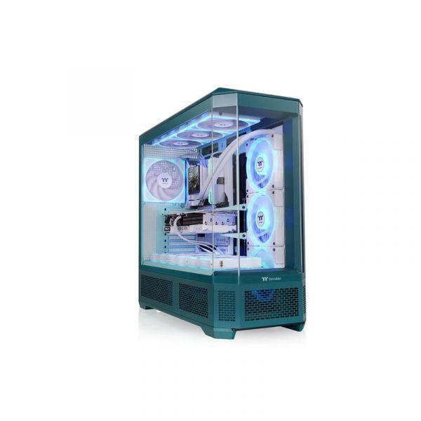 Caixa PC THERMALTAKE View 600 TG Transformative (Full Tower - SPCC - 17,5 cm - Verde-azulado)