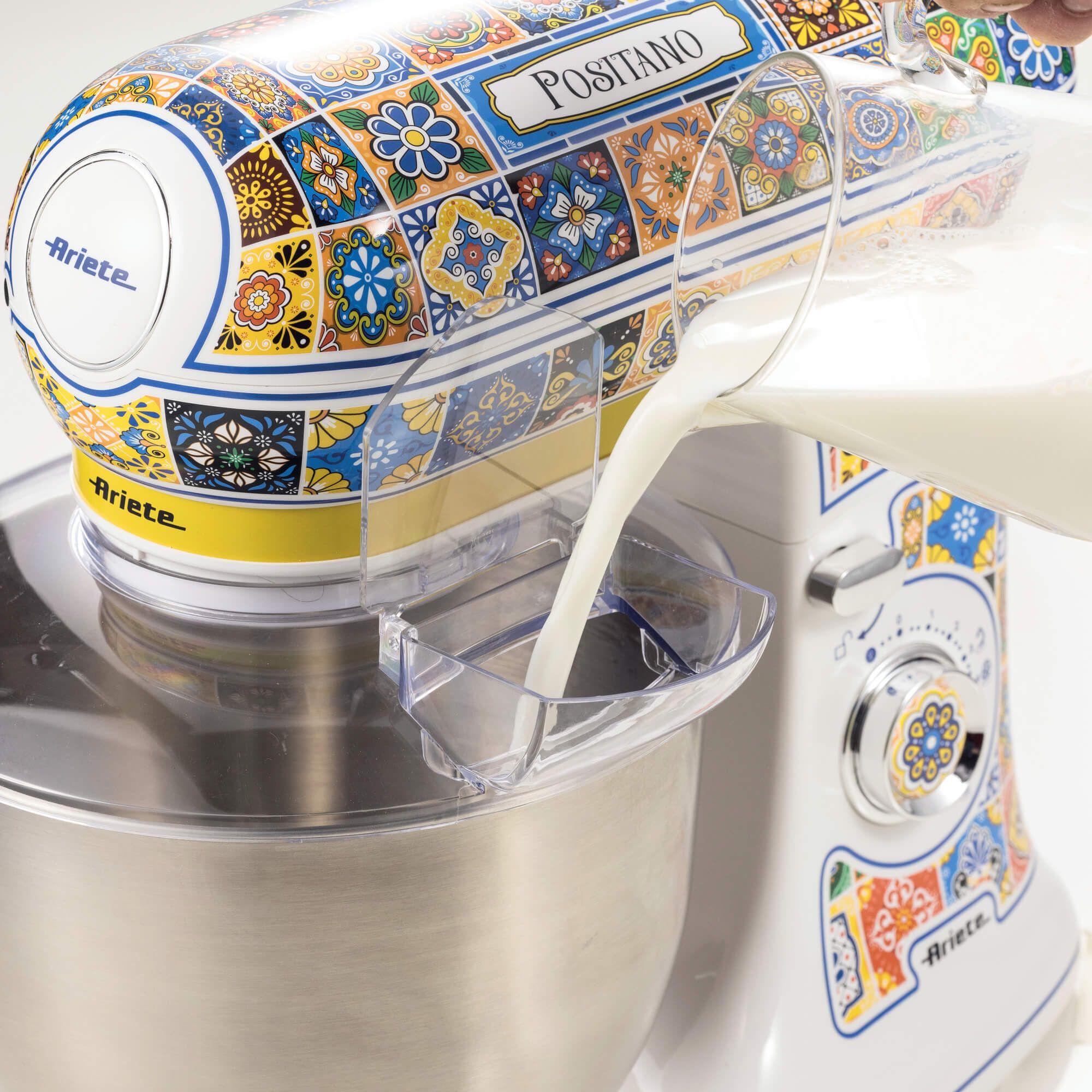 Batedeira Planetária ARIETE Positano (2400 W - 5,5 l - Altura 38,5 cm - Azul e Amarelo), miniatura 8