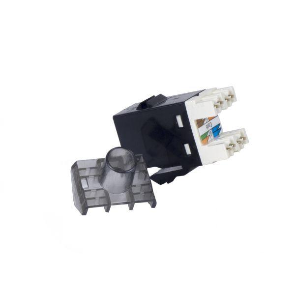 Conector Keystone PHASAK SD 3018 (RJ45 fêmea - Preto) — miniatura 2