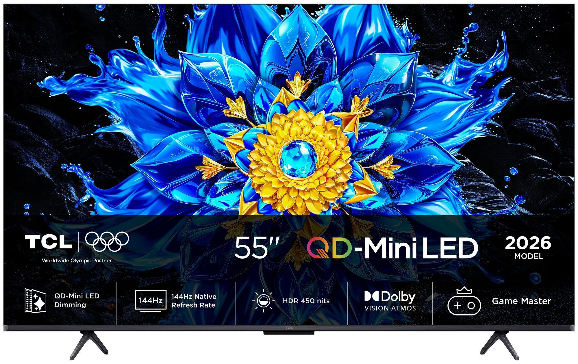 Televisão TCL TV 55P8L (55" - QD-Mini LED - 4K Ultra HD - Preto)