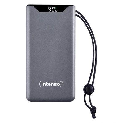 Powerbank INTENSO F10000 (10000 mAh - Até 20 W - USB - Cinzento)