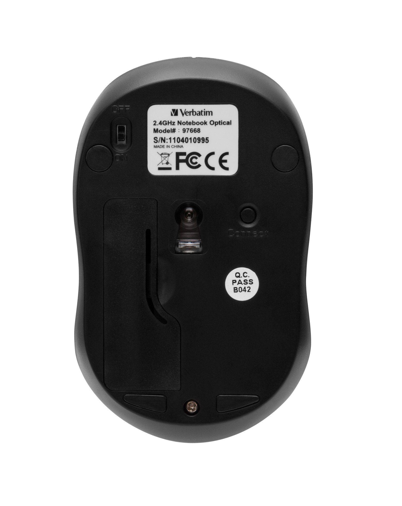 Rato VERBATIM Go Nano (Ambidestro - 1600 DPI - RF Wireless - Laranja), miniatura 7