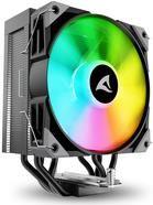 Dissipador de CPU SHARKOON A40 RGB (AM4, AM5, 1200, 115x, 1700 - RGB - 3,6 W - Preto)