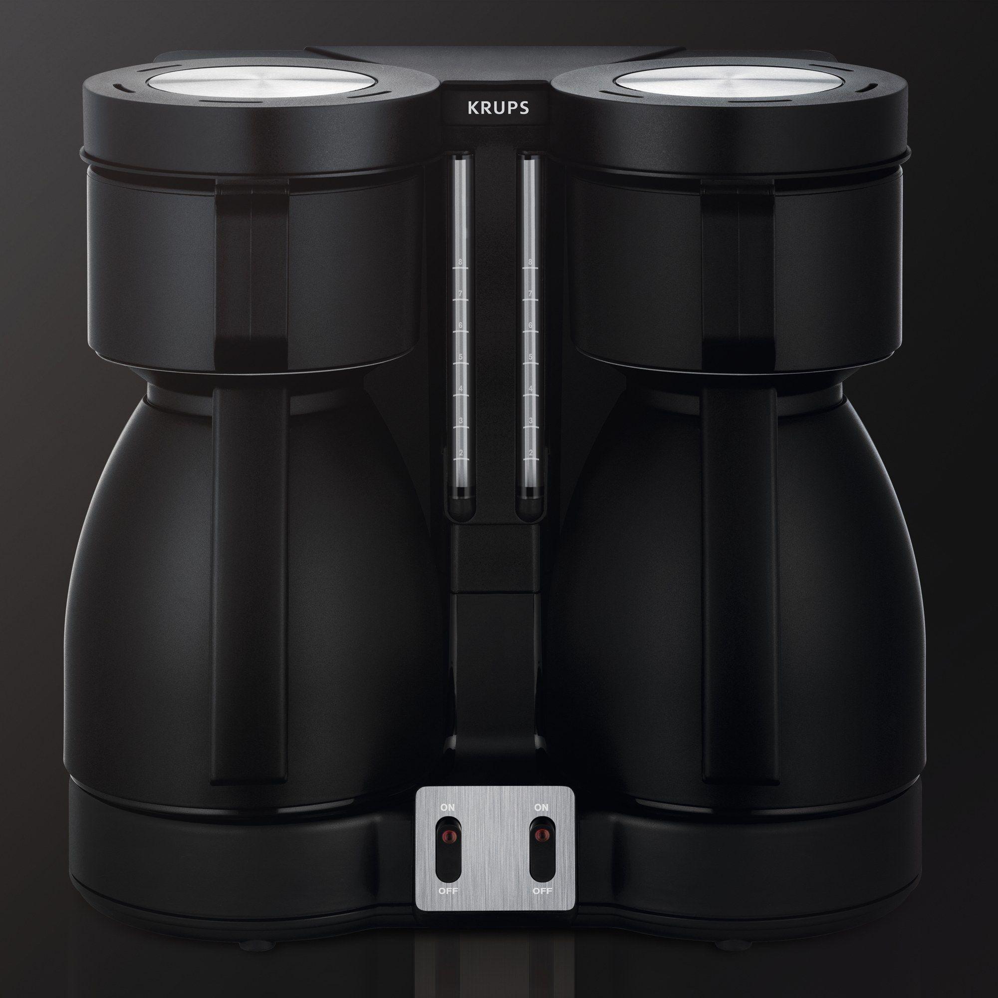 Máquina de Café de Filtro KRUPS KT8501 (Café moído - 1700 W - 16 chávenas - Preto), miniatura 3