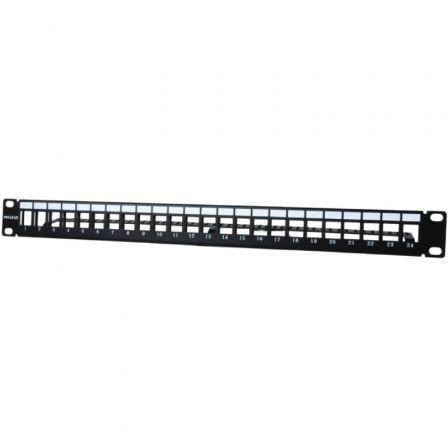 Painel Frontal de Bastidor PHASAK PA 3424 (19" - 24 Conectores - 1U - Preto) — miniatura 3