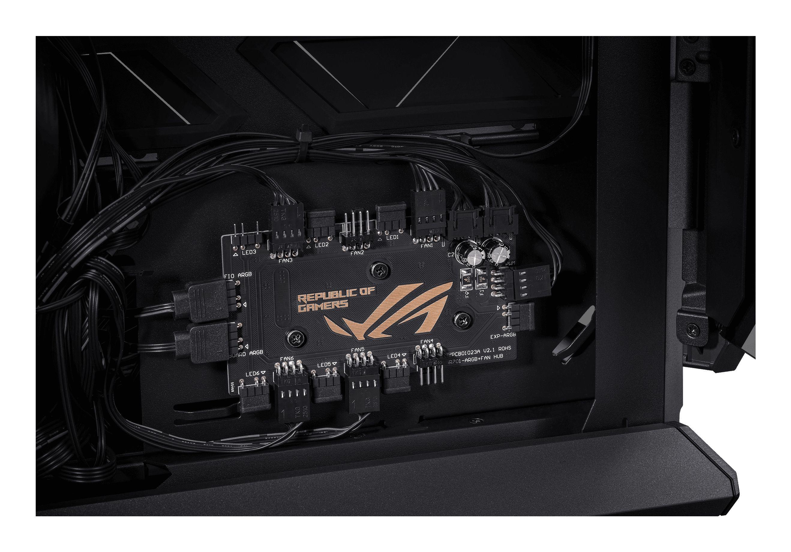 Caixa PC ASUS ROG Hyperion GR701 BTF Edition (ATX, EATX, micro ATX, Mini-ITX - Torre - Preto) — miniatura 16