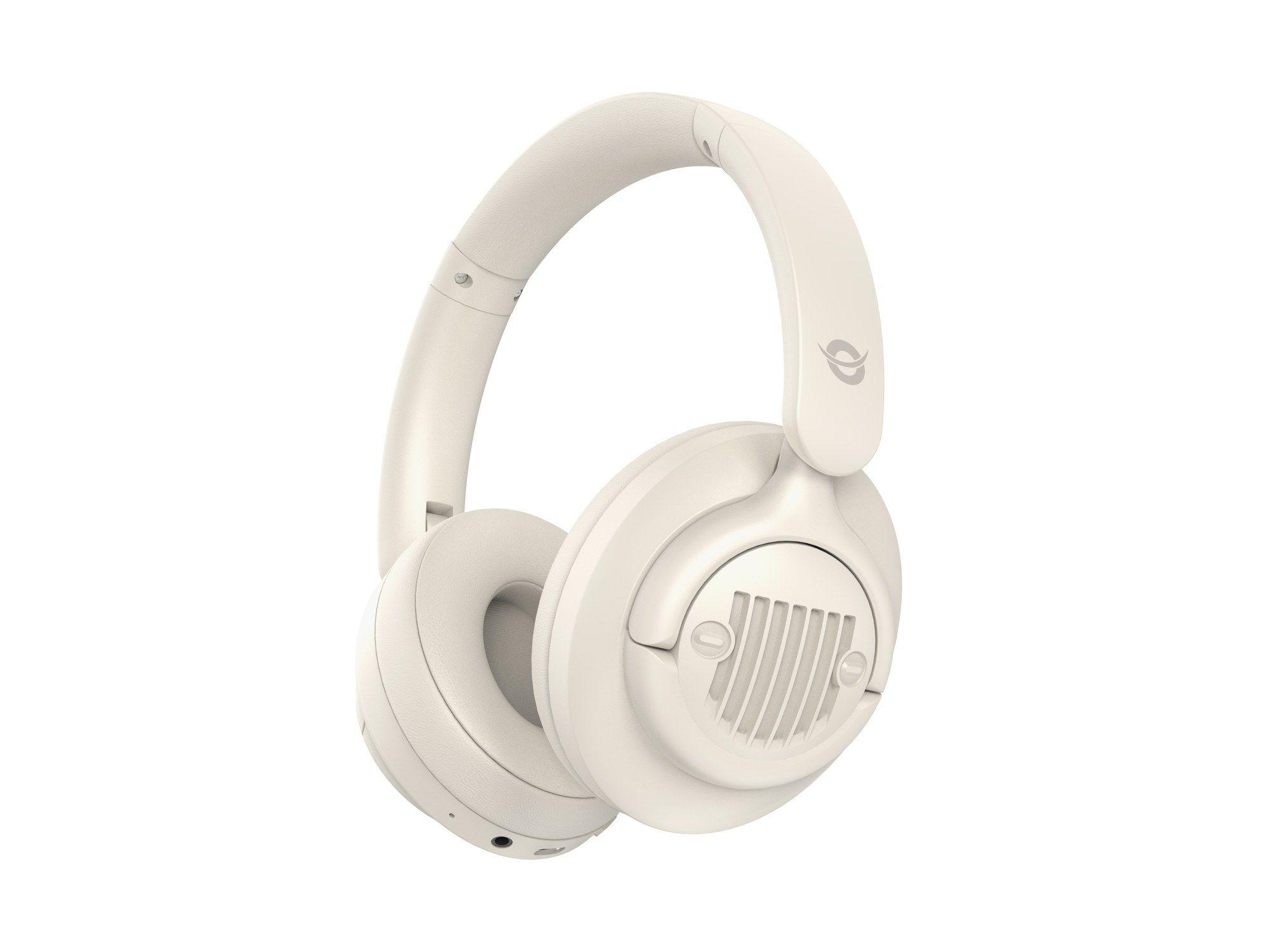 Auscultadores CONCEPTRONIC ALVAH02C (Binaural - Com fios e sem fios - Circum-aural - Creme)