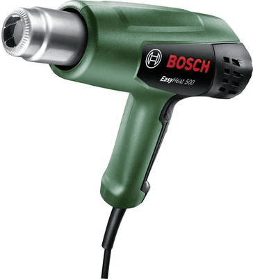 Pistola de Ar Quente BOSCH EasyHeat 500 (Verde/Preto)