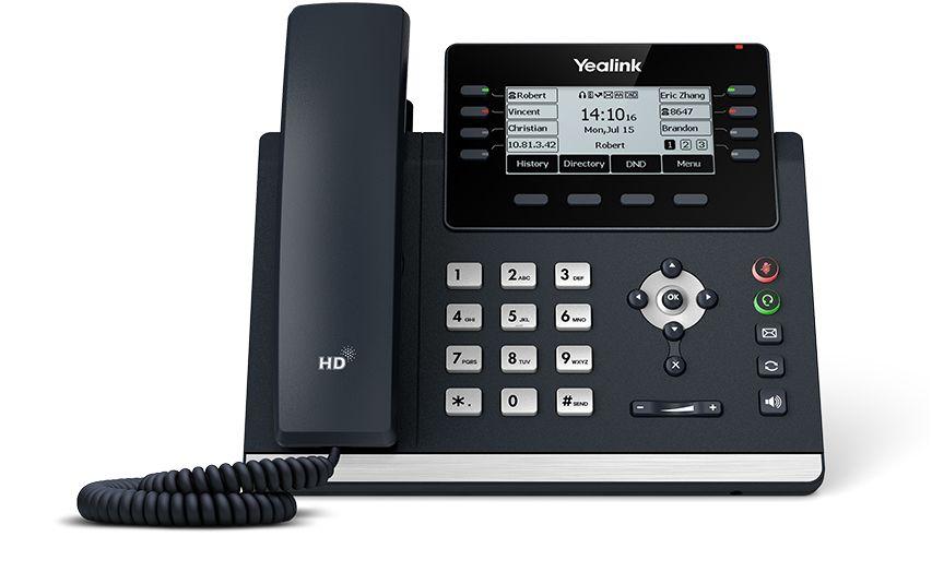 Telefone VoIP YEALINK SIP-T43U (Cinzento)