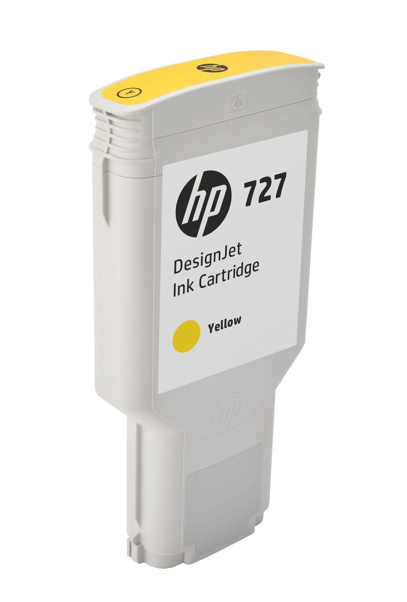 Tinteiro HP 727 F9J78A (Amarelo) — miniatura 2