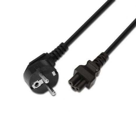 Cabo de Alimentação AISENS A132-0172 (1,5 m - Acoplador C5 - CEE7/7 - Preto), miniatura 3