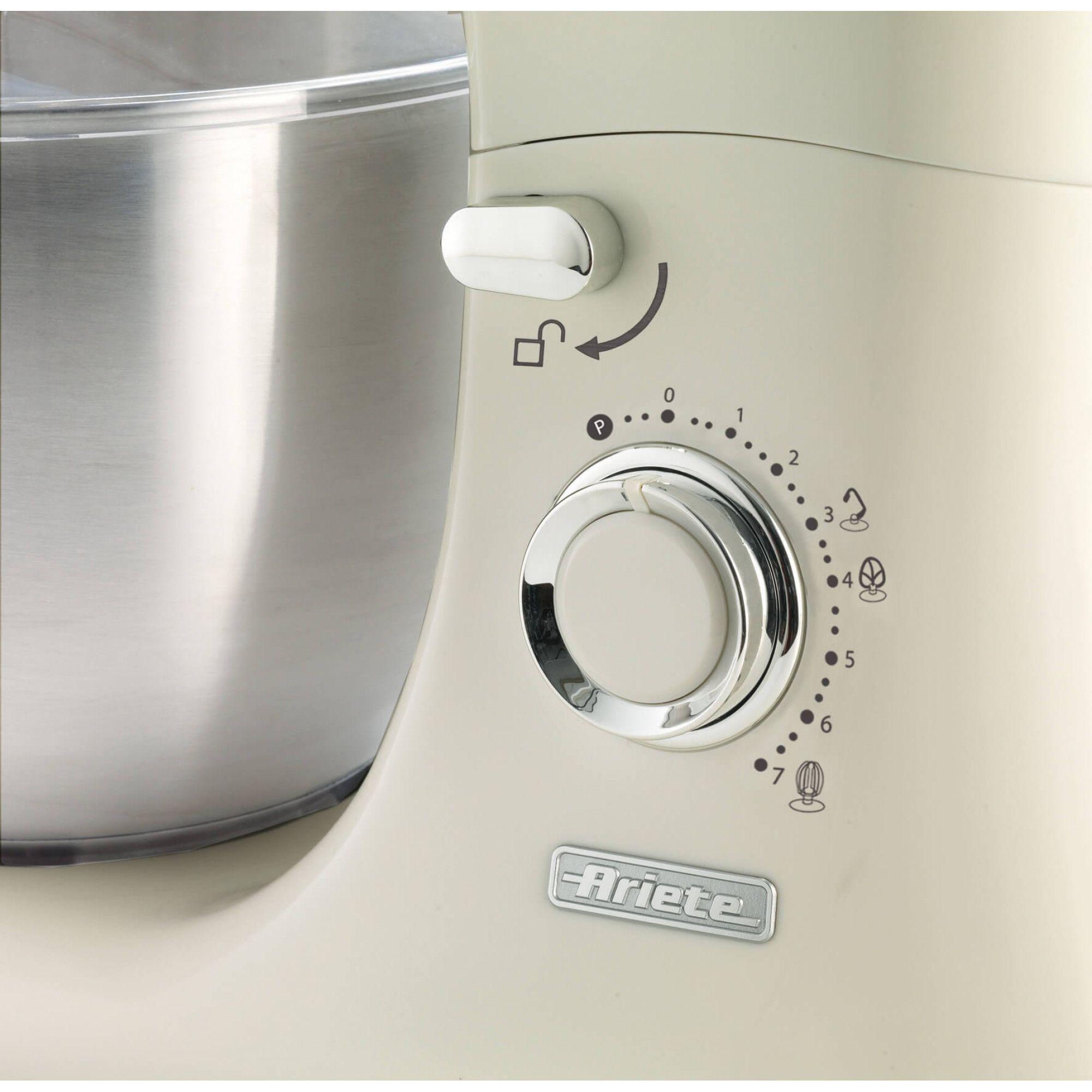 Batedeira Planetária ARIETE Vintage 1588/05 (1200 W - 5,5 l - Altura 38,5 cm - Azul Claro/Branco), miniatura 10