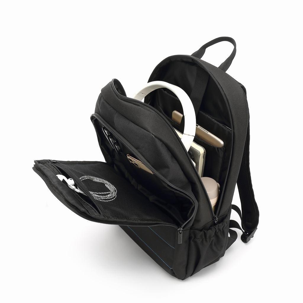 Mochila para Portátil COOLBOX COO-BAG15-2N (15,6" - Impermeável - Preto), miniatura 10