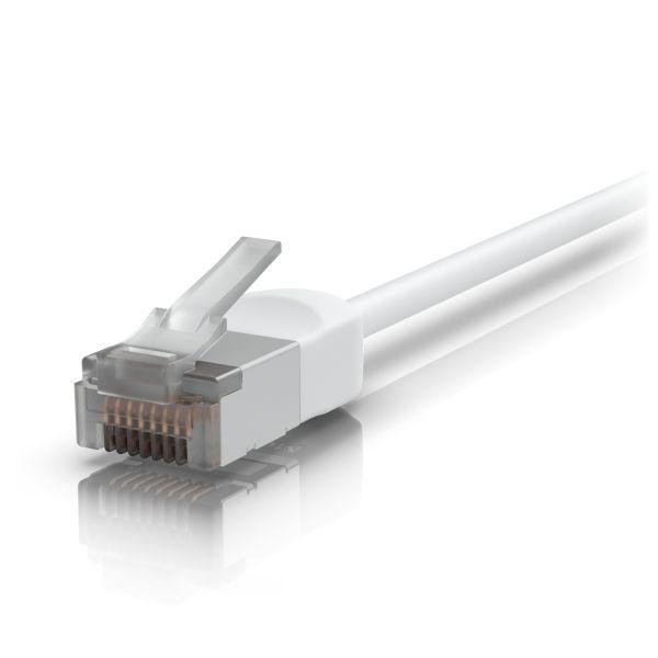 Cabo de Rede UBIQUITI UACC-CABLE-PATCH-OUTDOOR-C6A-2M-W (2 m - Cat6a - RJ-45 - Branco) — miniatura 2