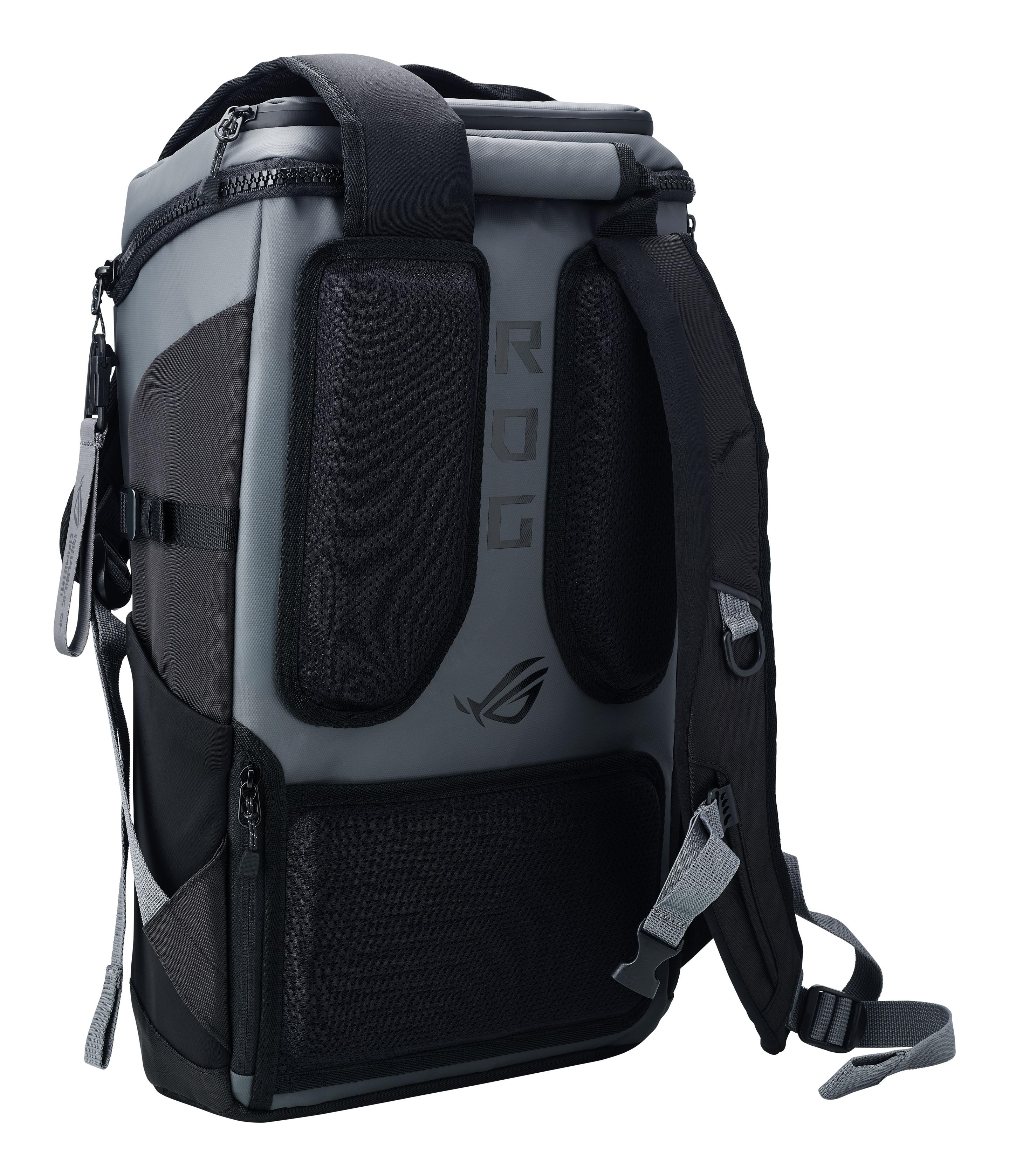 Mochila ASUS ROG Ranger BP2701 Cybertext Edition (18" - Preto e Cinzento) — miniatura 7
