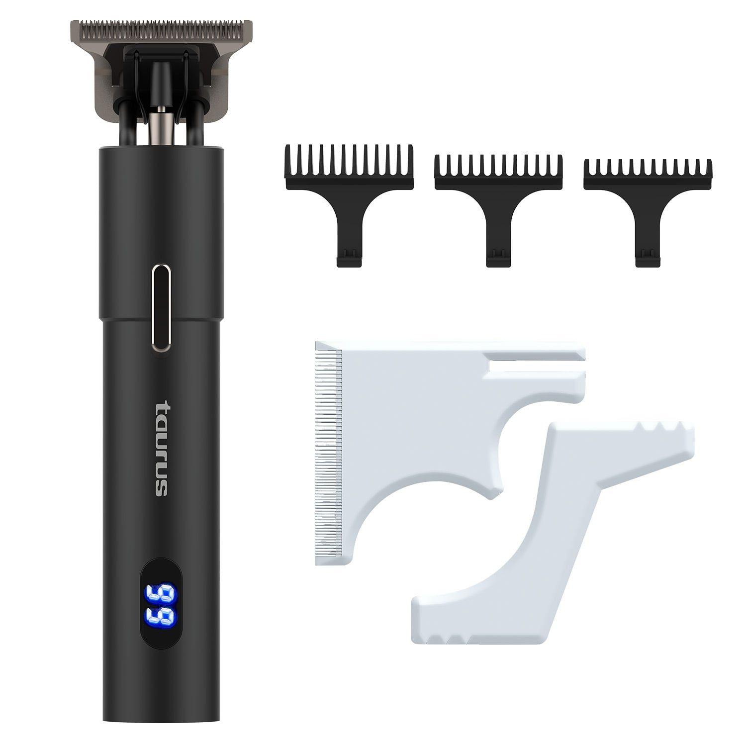 Aparador de Barba e Cabelo TAURUS Precission 902.228 (Aço inoxidável - Preto)