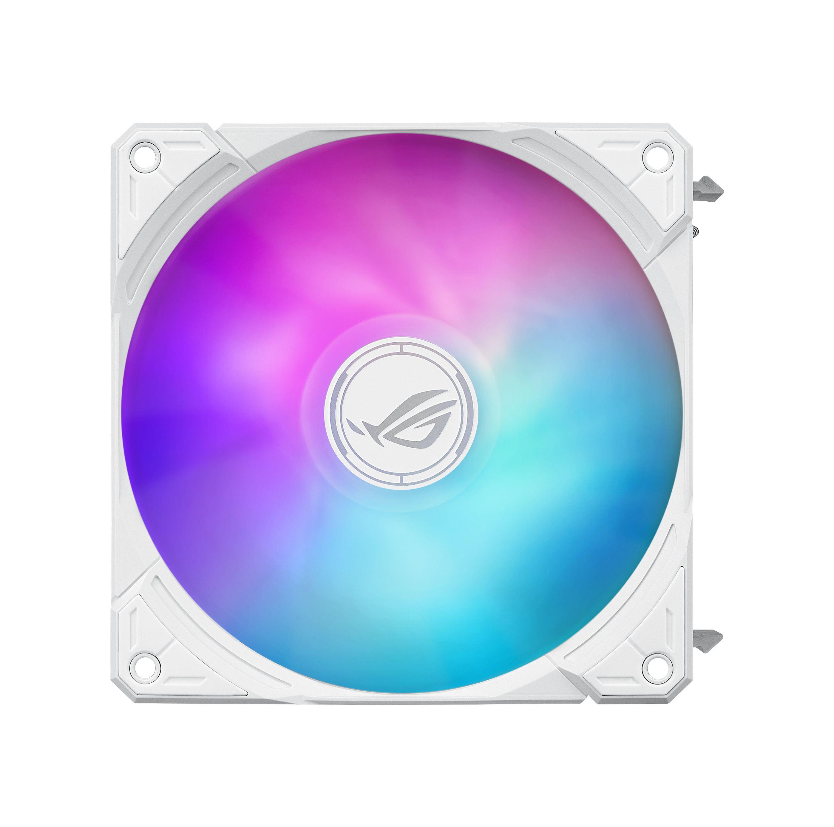 Sistema de Refrigeração Líquida Tudo-em-Um ASUS ROG Ryuo IV SLC 360 ARGB (12 cm - 2650 RPM - Multi - Branco)
