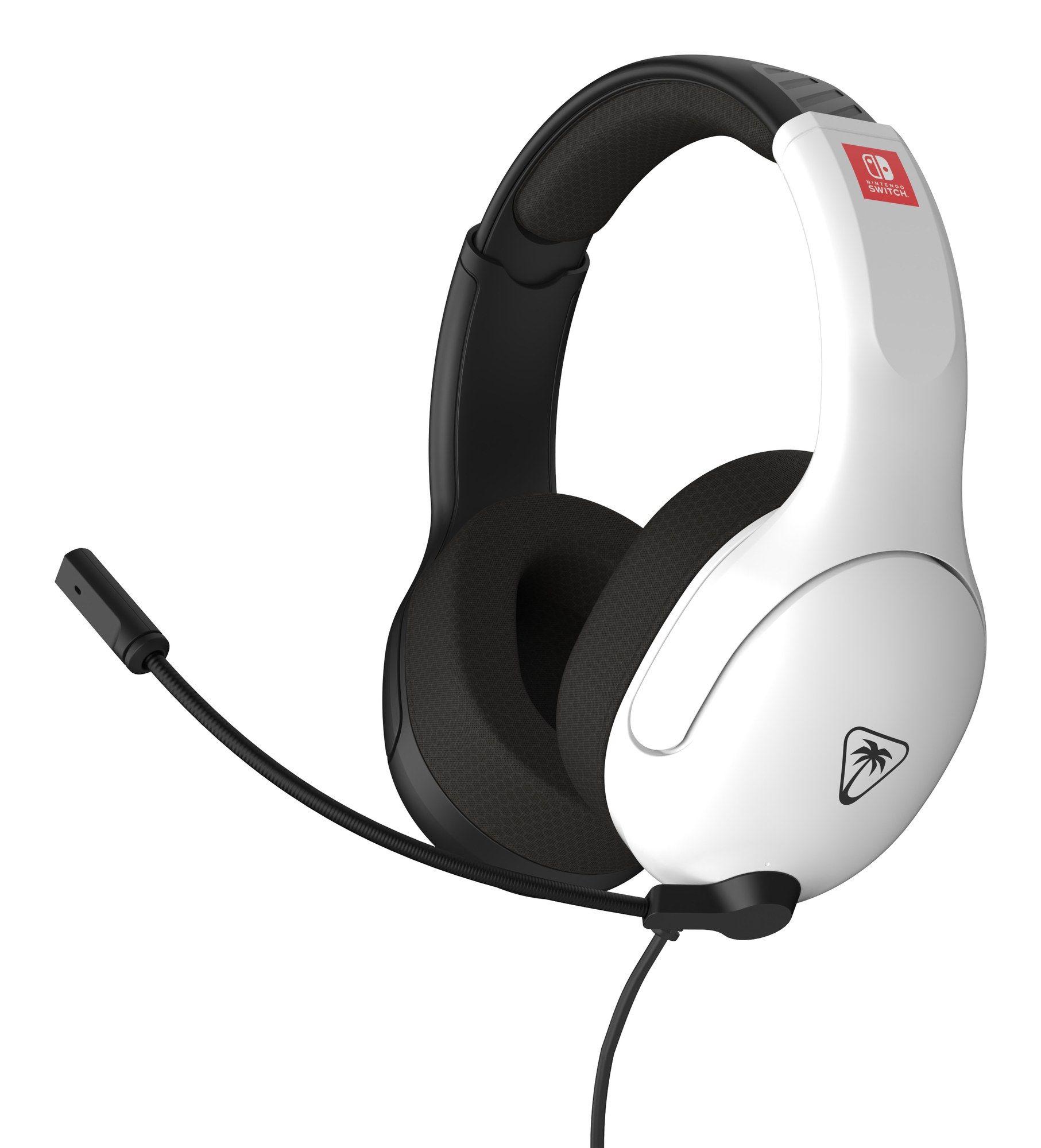 Headset Gaming TURTLE BEACH Airlite Fit (Binaural - Com fios - Circum-aural - Preto e Branco)