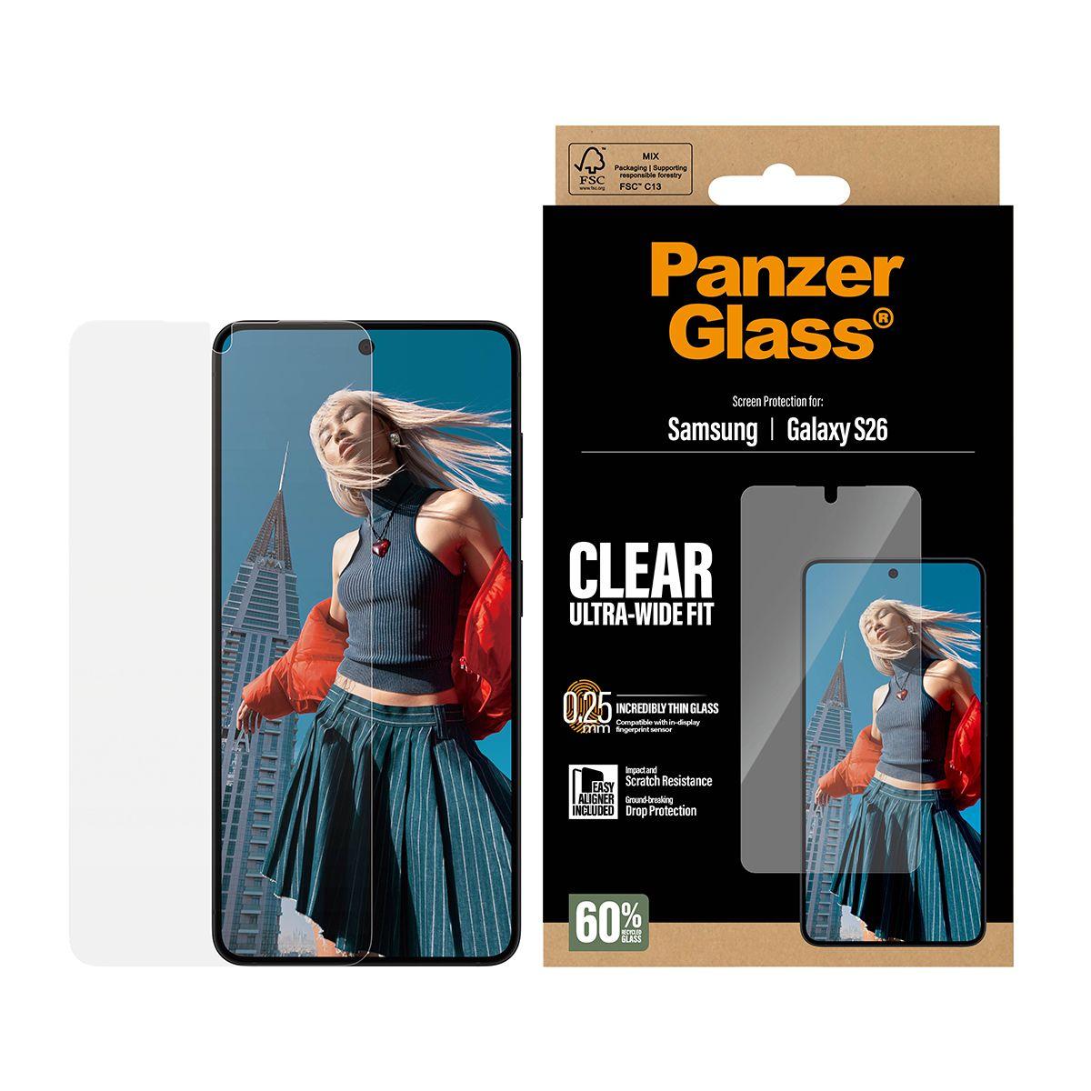 Película de Ecrã PANZERGLASS Samsung Galaxy S26 Ultra (Transparente) — miniatura 2