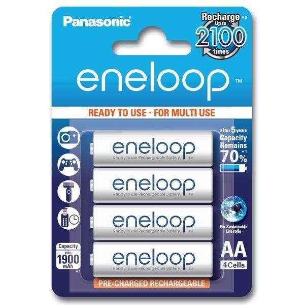 Pilhas Recarregáveis PANASONIC BK-3MCDE/4BE (Universal), miniatura 2