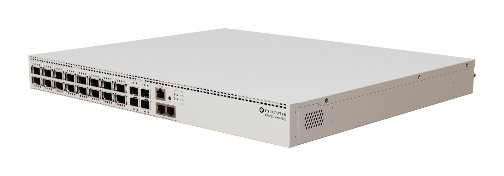 Switch Gerido MIKROTIK CRS520-4XS-16XQ-RM (RJ-45)
