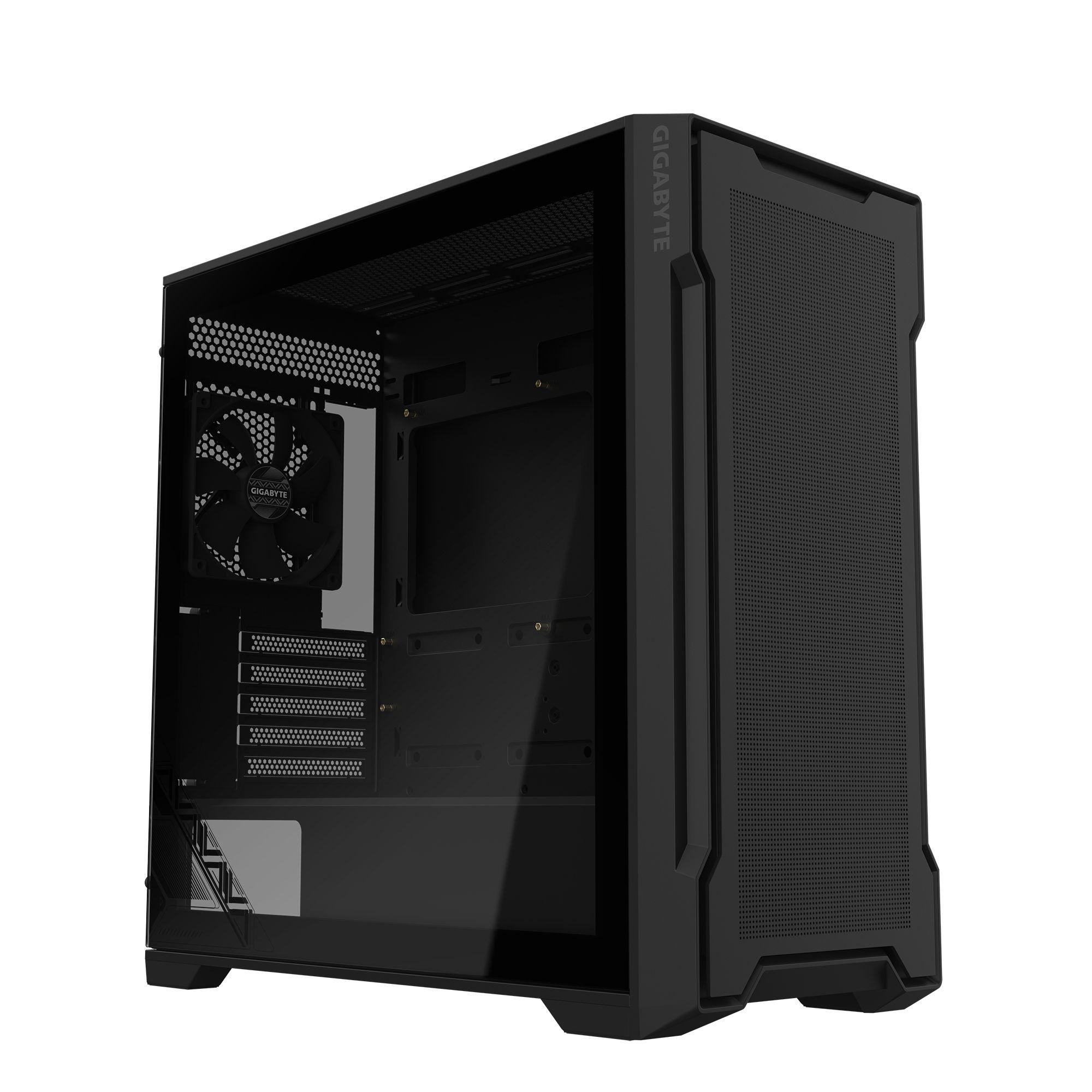 Caixa PC Gaming GIGABYTE C102G (micro ATX, Mini-ITX - Midi Tower - ATX, micro ATX, Mini-ITX - Preto)