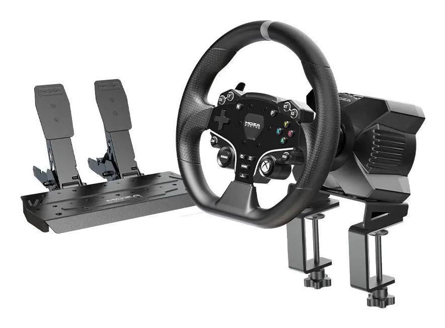 Volante e Pedais MOZA RACING RS053 (Xbox - Com fios - USB - Preto)