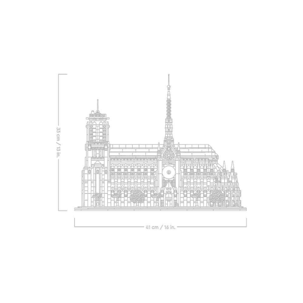 LEGO 21061 Architecture Notre-Dame de Paris (18+ anos - 4383 peças) — miniatura 4