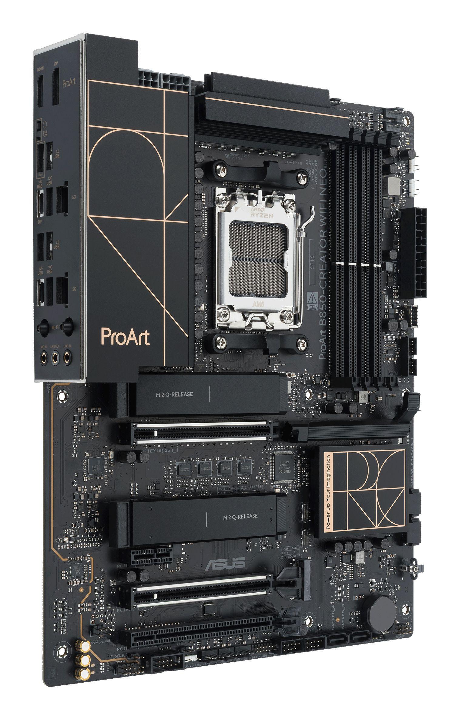 Motherboard ASUS ProArt B850-Creator WiFi Neo (AM5 - ATX - Duplo canal - Preto), miniatura 5