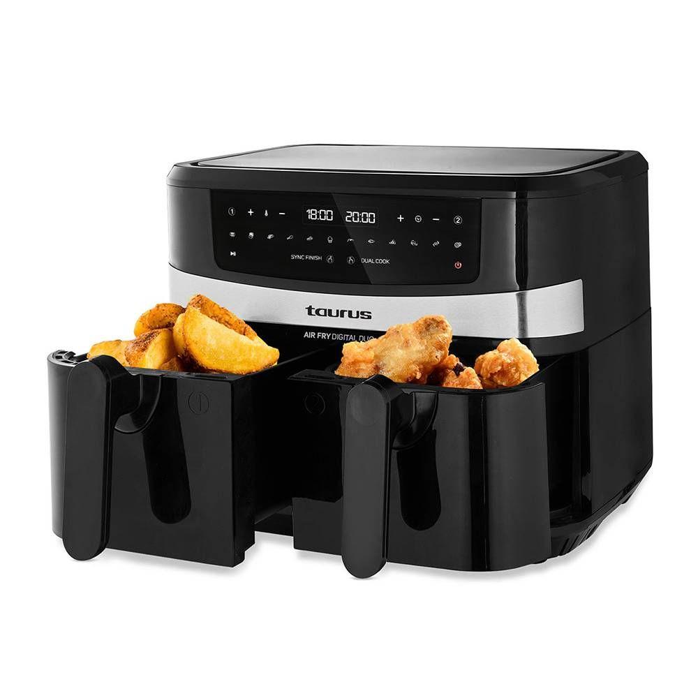 Fritadeira sem Óleo TAURUS Digital Duo 4,5X2 (2200 W - 200 °C - 50 °C - Preto), miniatura 2