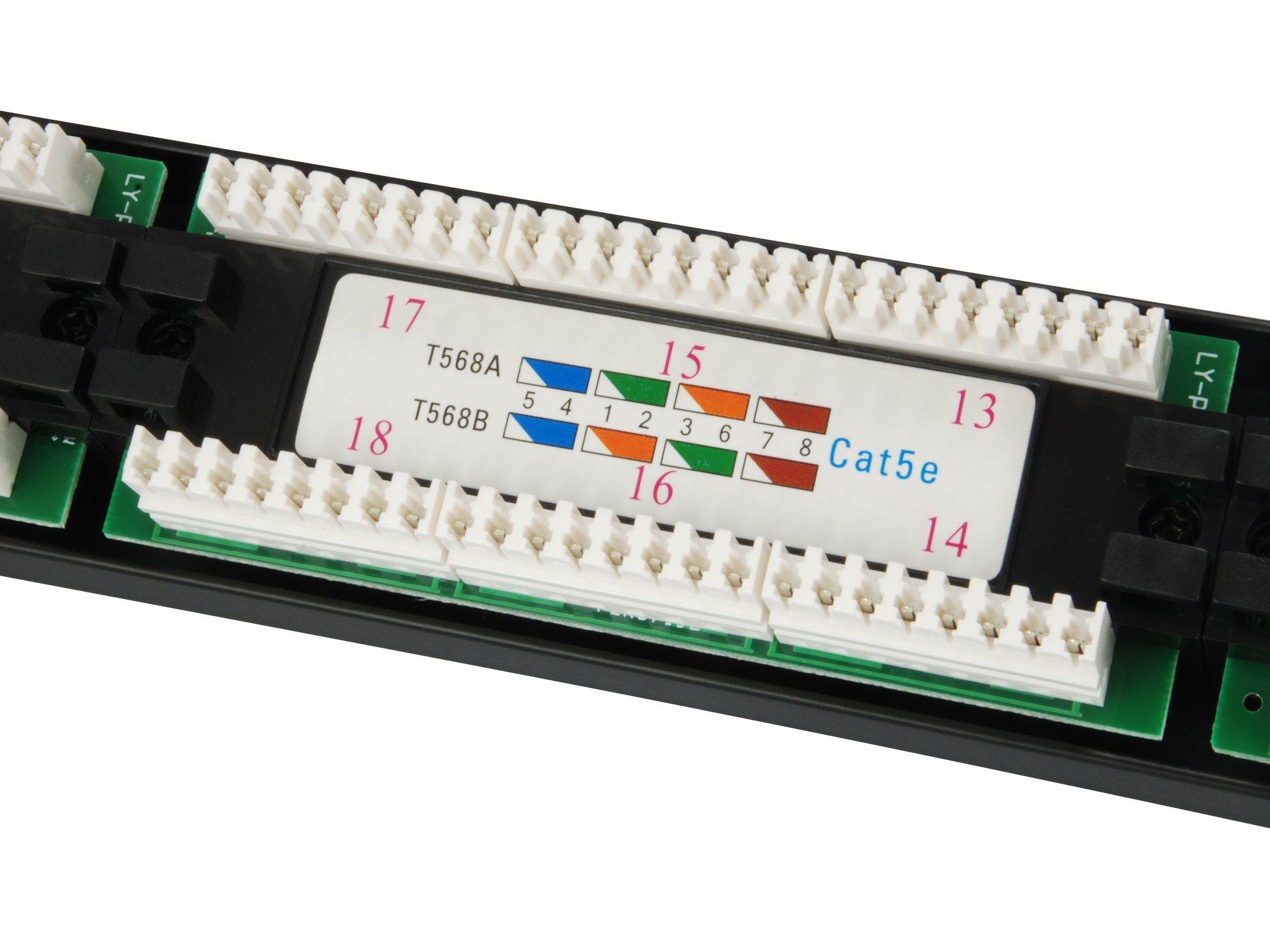 Painel de Patch EQUIP 235325 (19" - 24 Portas RJ45 Cat5e UTP - Preto), miniatura 5