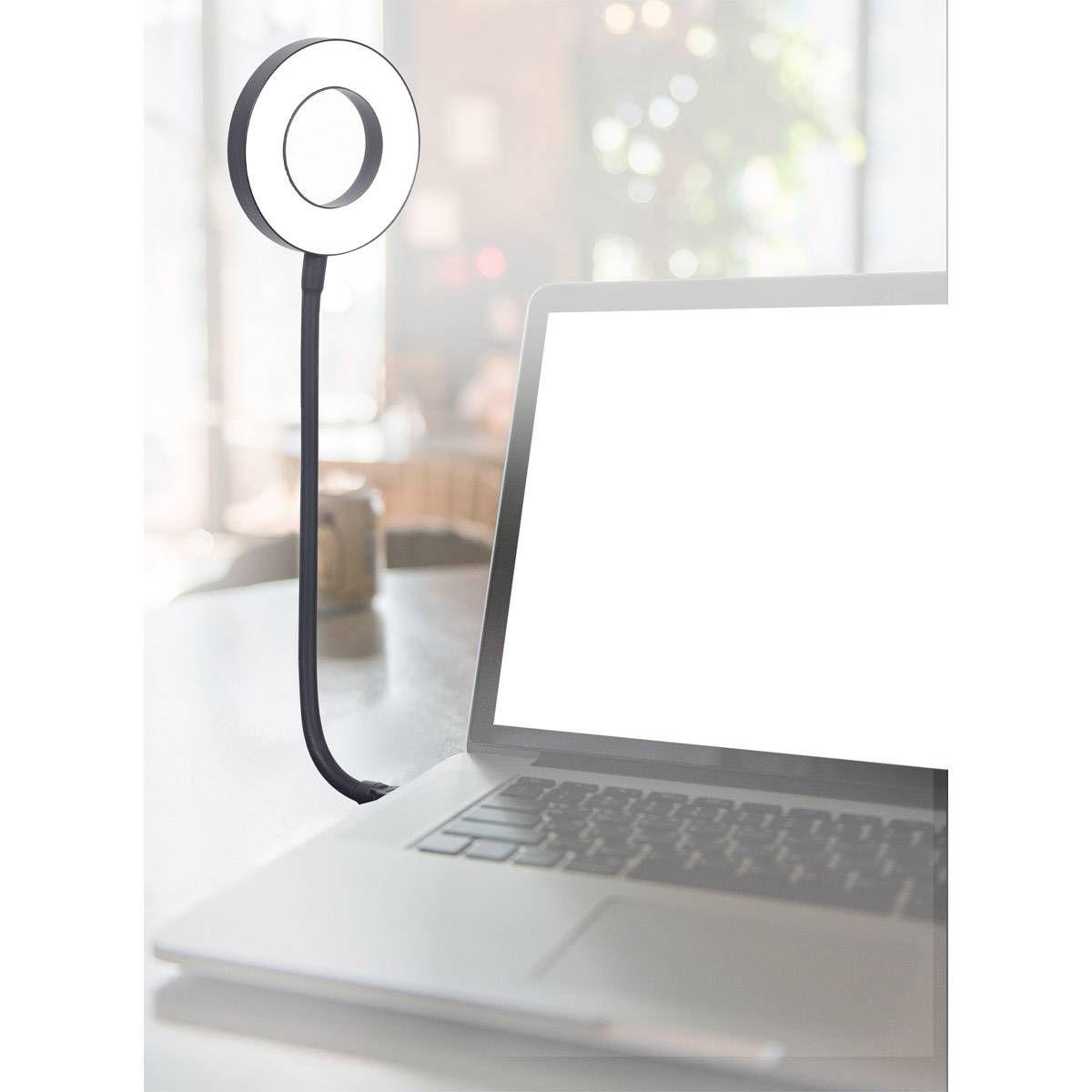 Anel de Luz LED USB GEMBIRD NL-LEDRING-01 (Branco e Preto) — miniatura 2