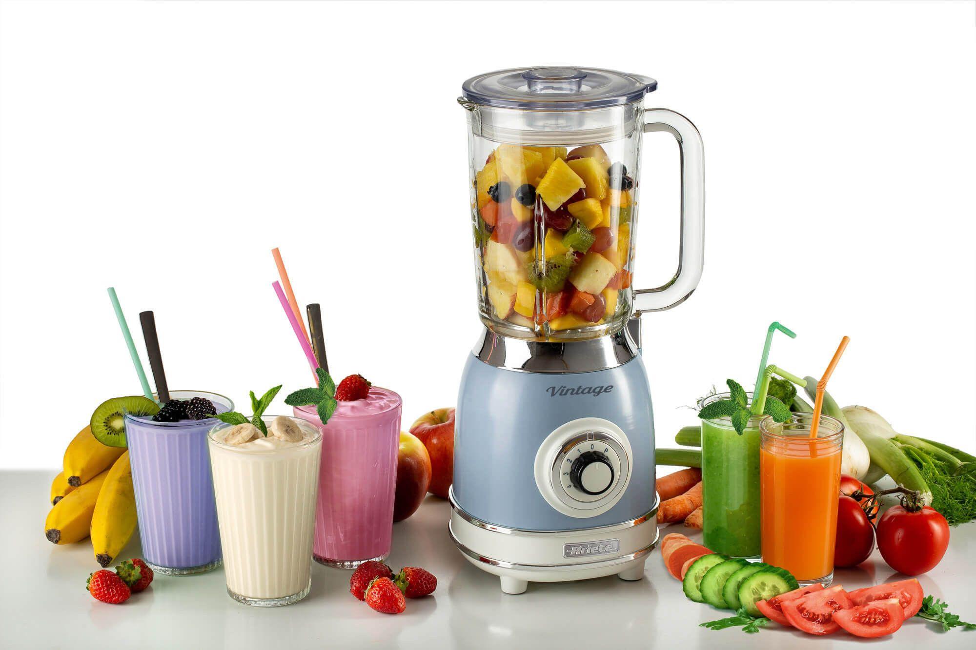 Liquidificadora ARIETE Vintage 0583/05 (Liquidificador - 1000 W - 1,5 l - Azul-claro), miniatura 4