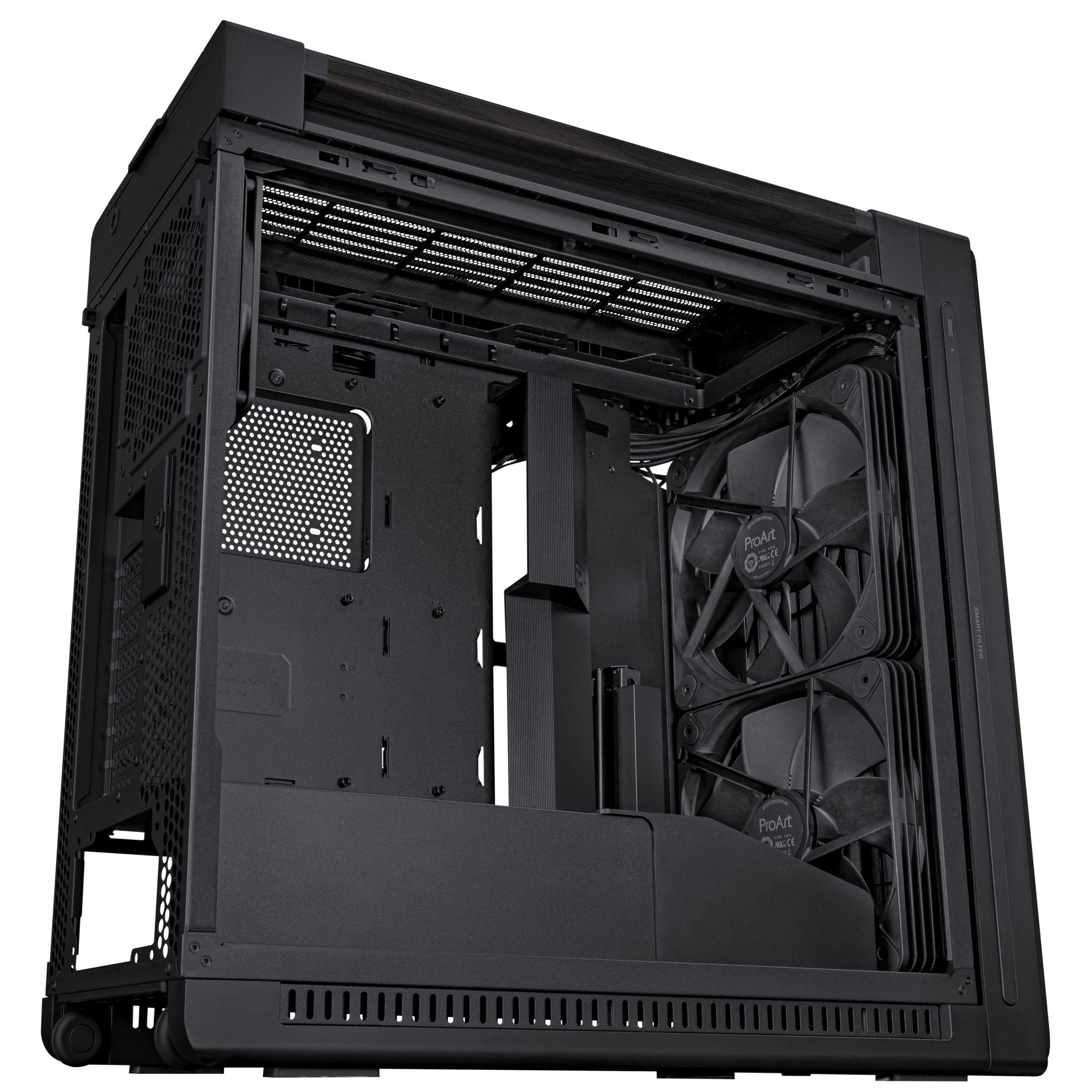 Caixa PC ASUS ProArt PA602 Wood Edition (Midi Tower - Metal, Madeira - 18,5 cm - Preto) — miniatura 14