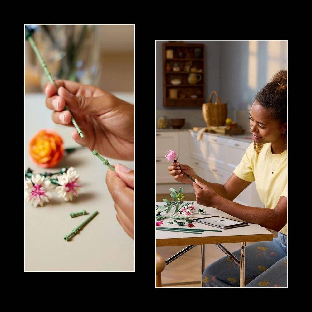LEGO 10342 Botanicals Buquê de Flores Cor-de-Rosa Elegante (18+ anos - 749 peças), miniatura 6