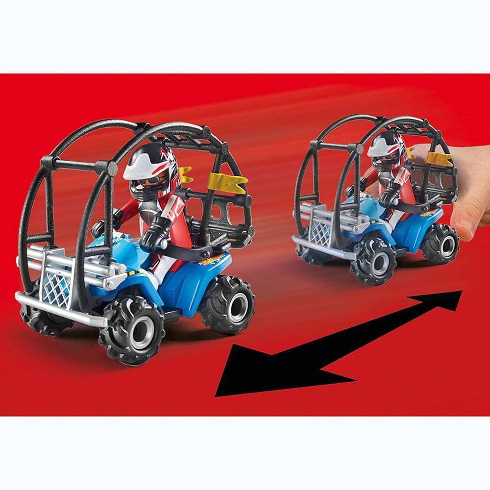 Conjunto de Brinquedo PLAYMOBIL 70820 Stuntshow Quad com Rampa de Fogo (Stunt Show - 4 a 10 anos - Multicor), miniatura 3