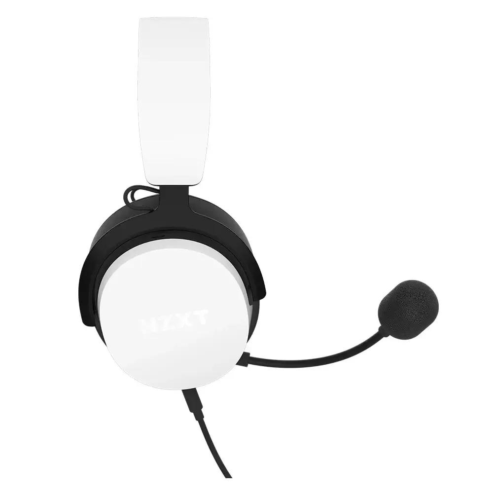 Headset Gaming NZXT Relay DTS Headphone:X (Binaural - Com fios - Circum-aural - Branco) — miniatura 4