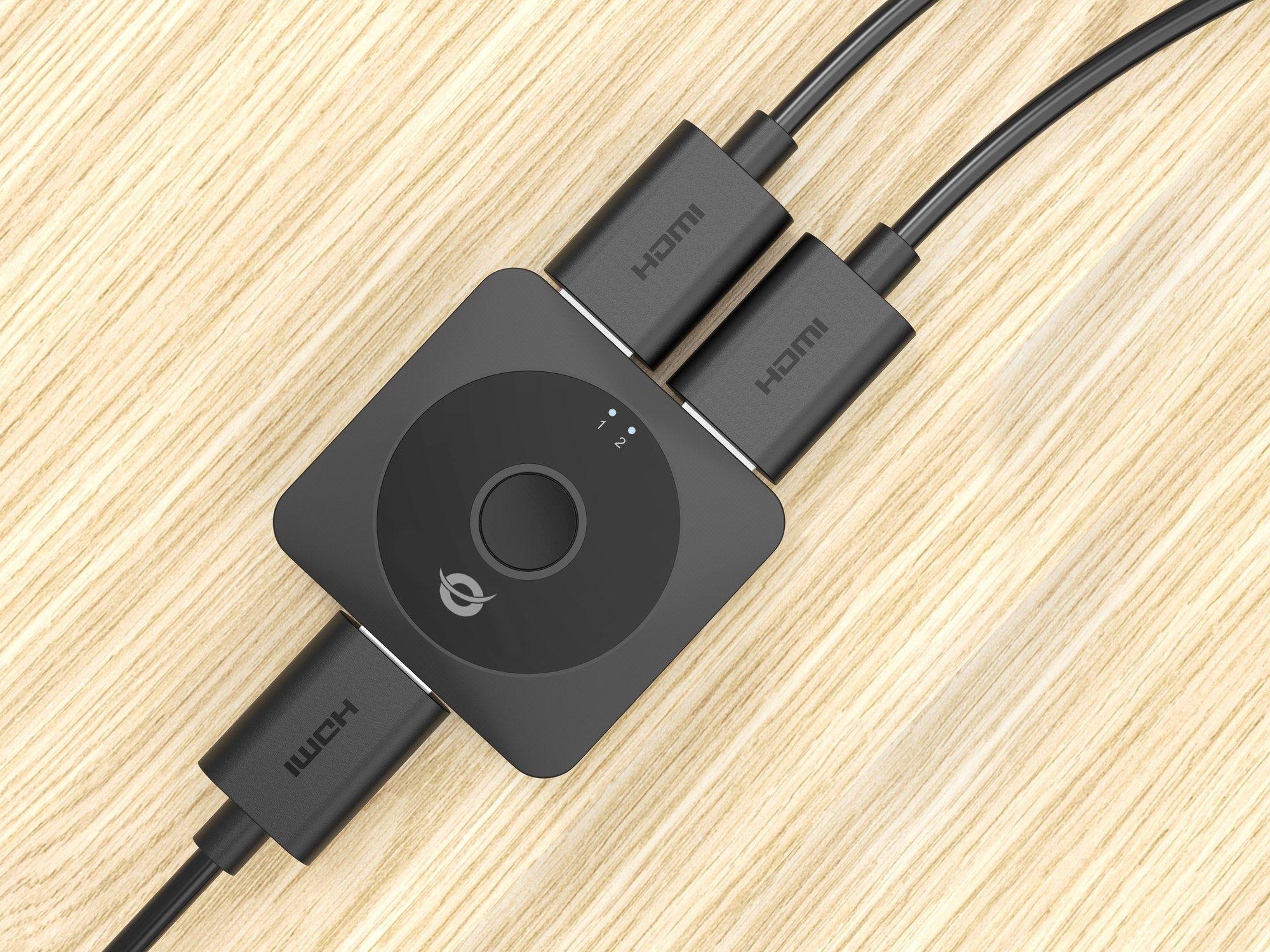 Switch HDMI CONCEPTRONIC SELENE01B (60 Hz - Preto) — miniatura 3