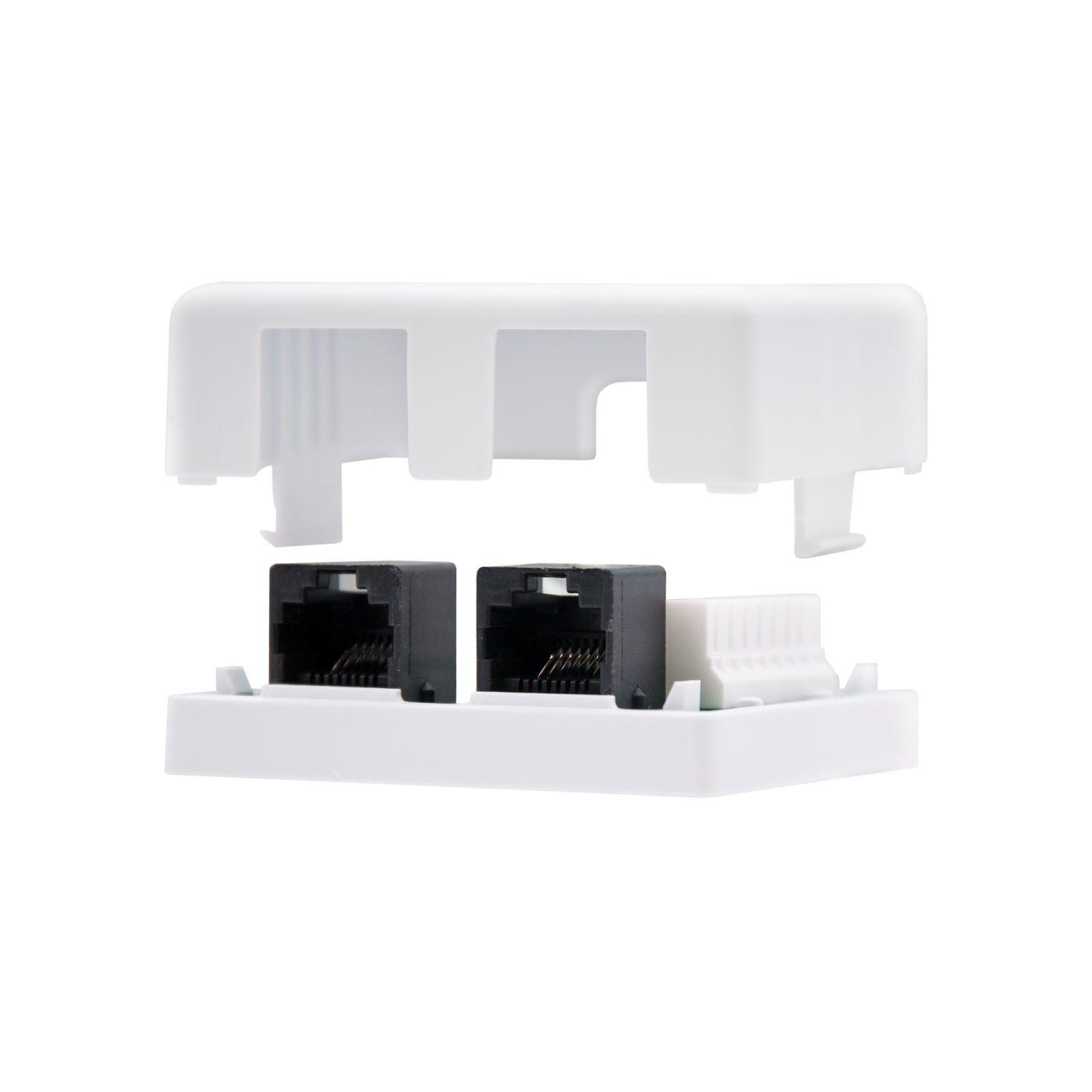 Roseta de Superfície NANOCABLE 10.21.1502 (Branco) — miniatura 4