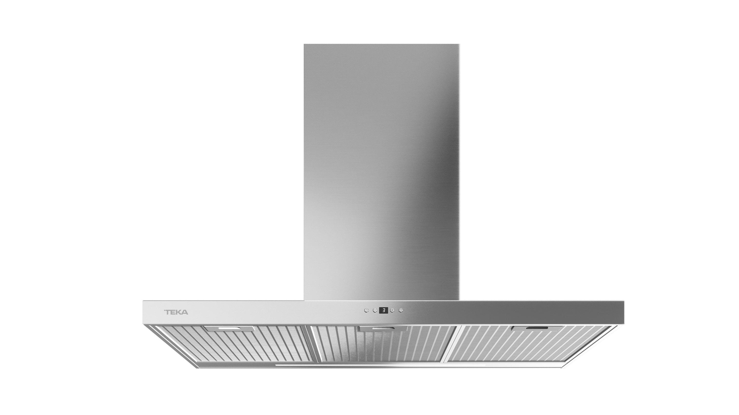 Exaustor de Parede TEKA DSH 986 (Altura 67-100 cm - 90 cm - 48 cm - Inox)