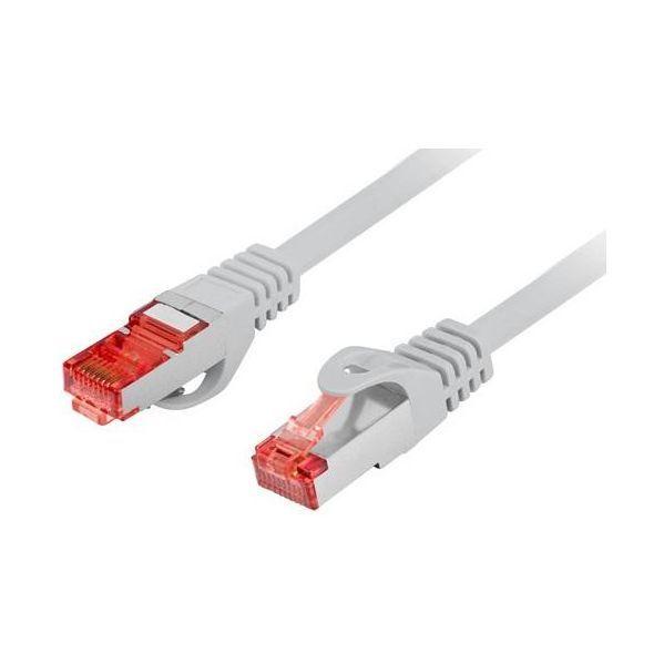 Cabo de Rede RJ45 LANBERG PCF6-10CU-0100-S (1 m - Cat6 - RJ-45 - Cinzento), miniatura 2